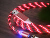 Compatible with Apple, Flowing Light Magnetic Charging Mobile Phone Cable for iphone charger Wire for Samaung LED Micro USB Type C